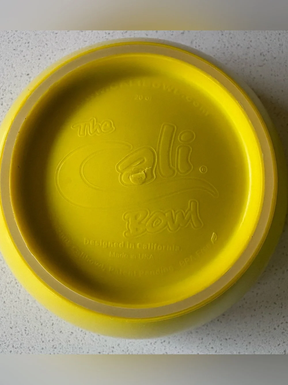 Crate & Barrel CaliBowl Green Yellow Nonslip Nesting Mixing Bowl, Set of 3